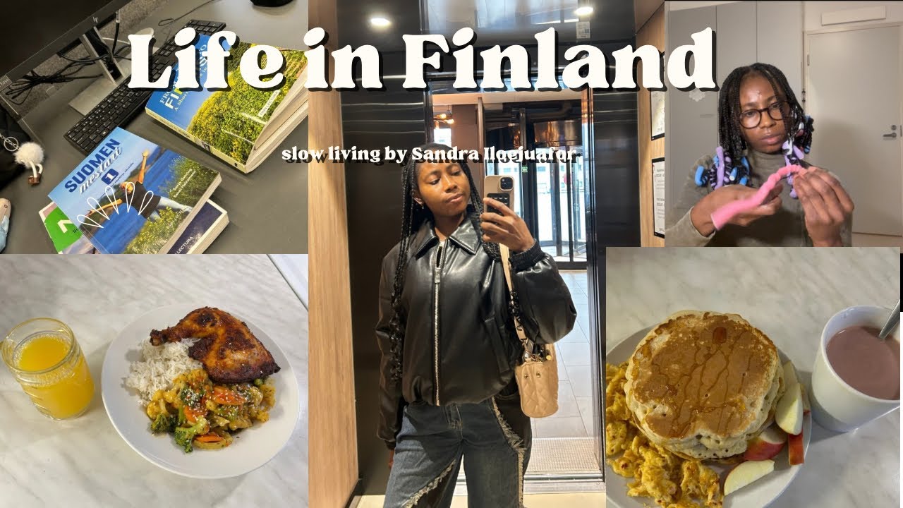 Living alone as a foreigner|Days in my life in Finland🇫🇮|Hair day|Studying|Cooking|Introvert diaries