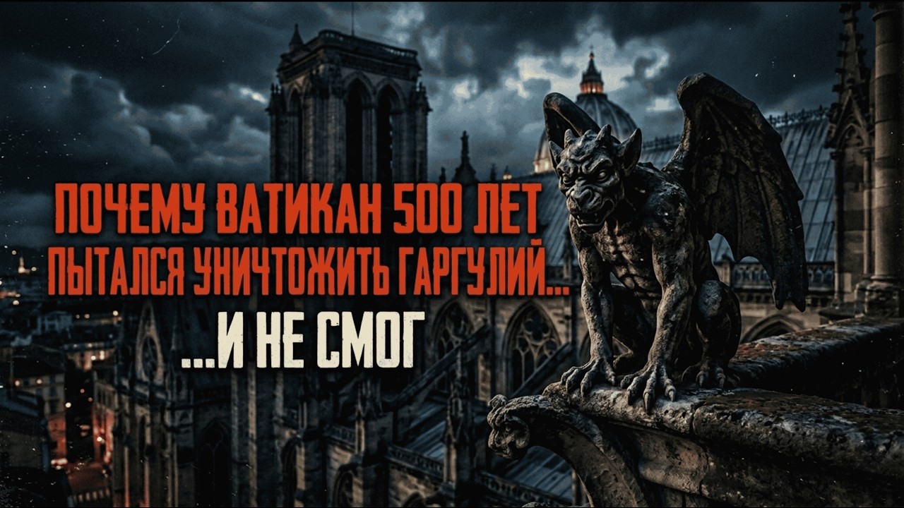 Вот Что Ватикан НАШЕЛ внутри ГАРГУЛИЙ и Перестал ИХ Сносить...