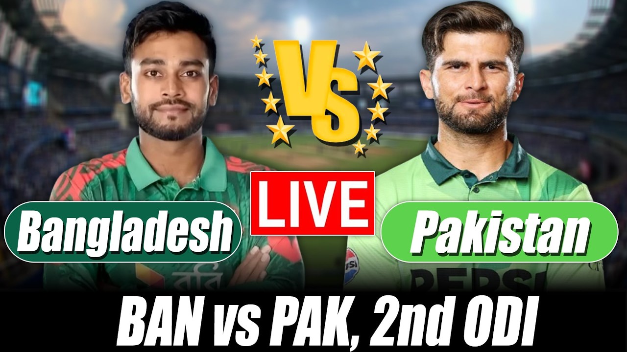 BAN vs PAK live Score 2026 | Bangladesh vs Pakistan live Score 2nd ODI Bangla Commentary & Analysis