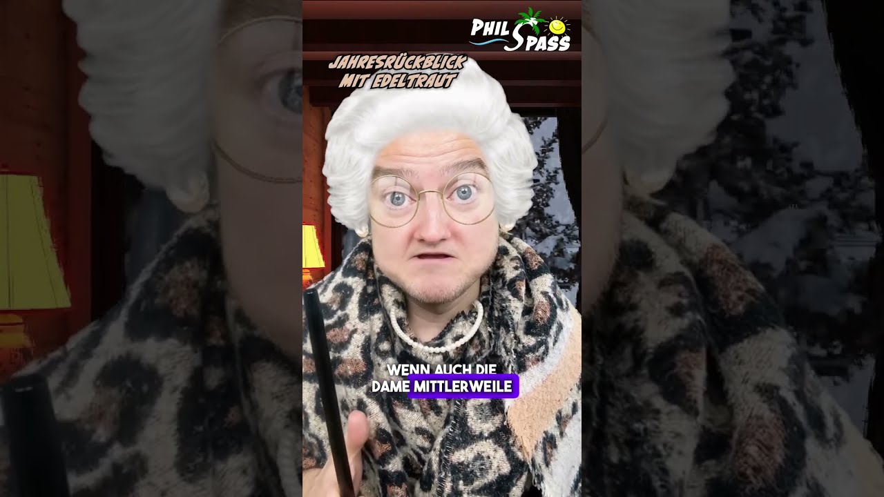 Jahresr&uuml;ckblick 2023 🥂 Edeltraut l&auml;sst das Jahr Revue passieren 👵😅🎉  Folgt mir f&uuml;r mehr! 👋