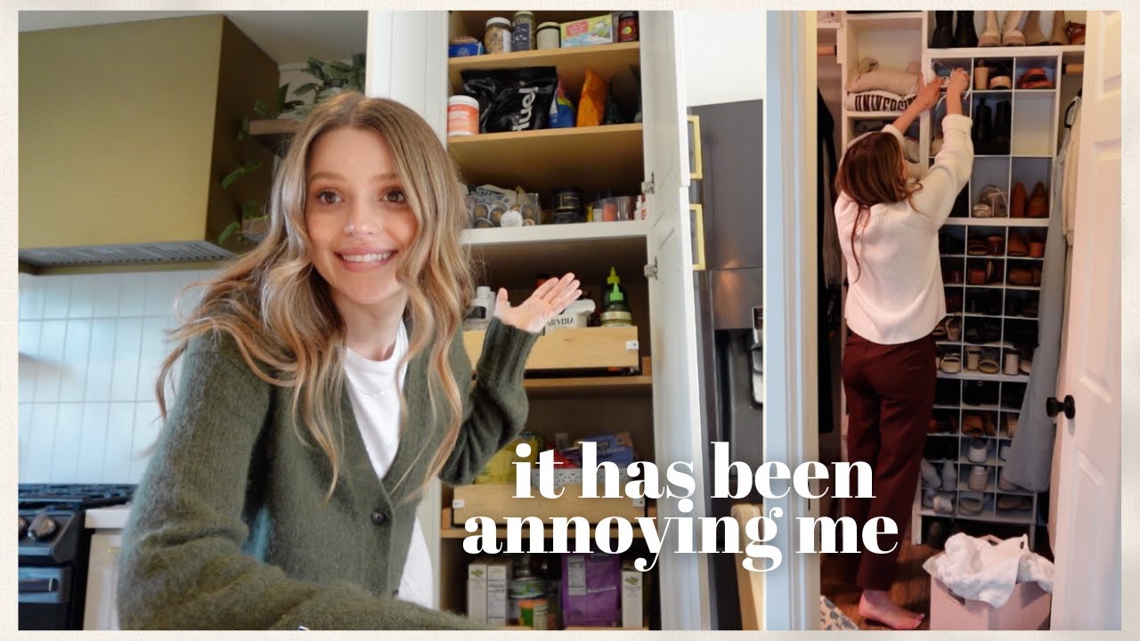 VLOG: declutter and organize with me (finally getting to all the areas I have been avoiding!)