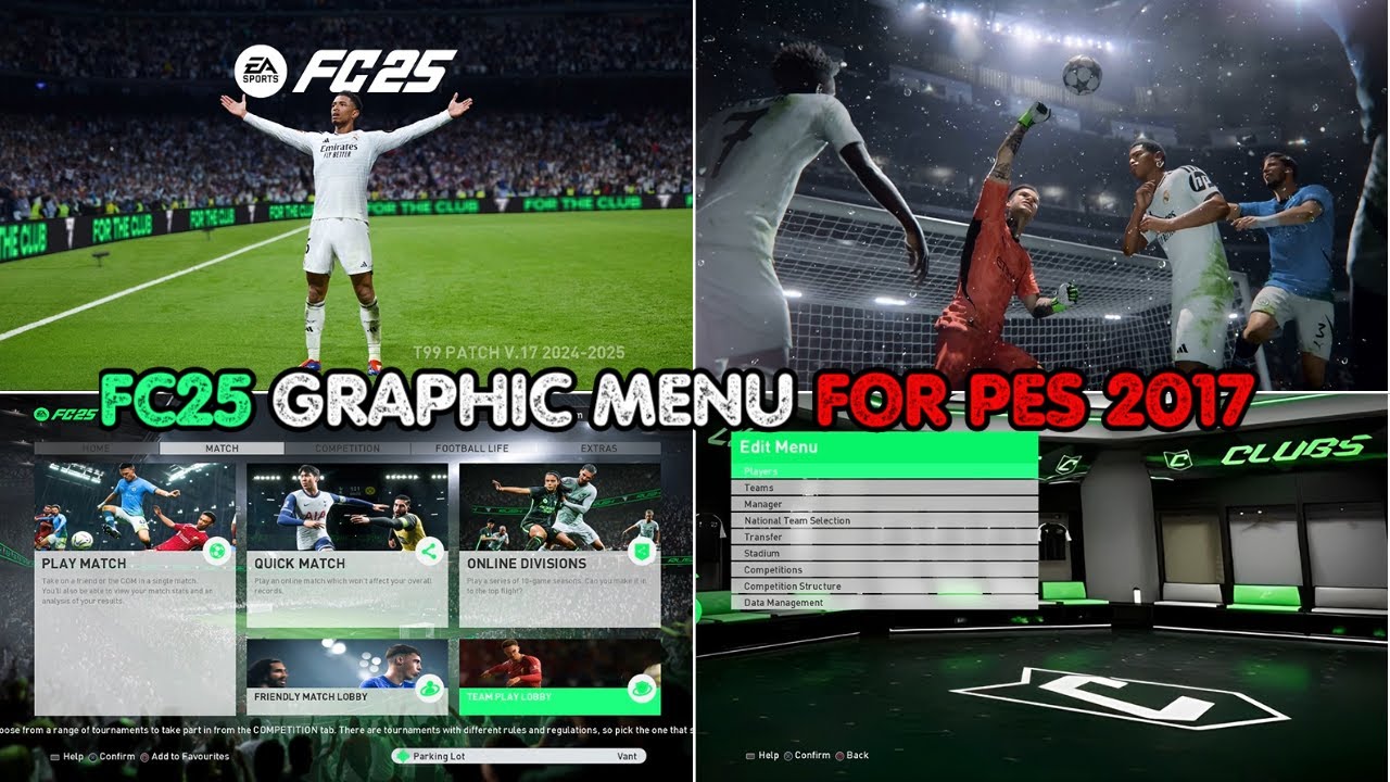 PES 2017 | FC25 GRAPHIC MENU
