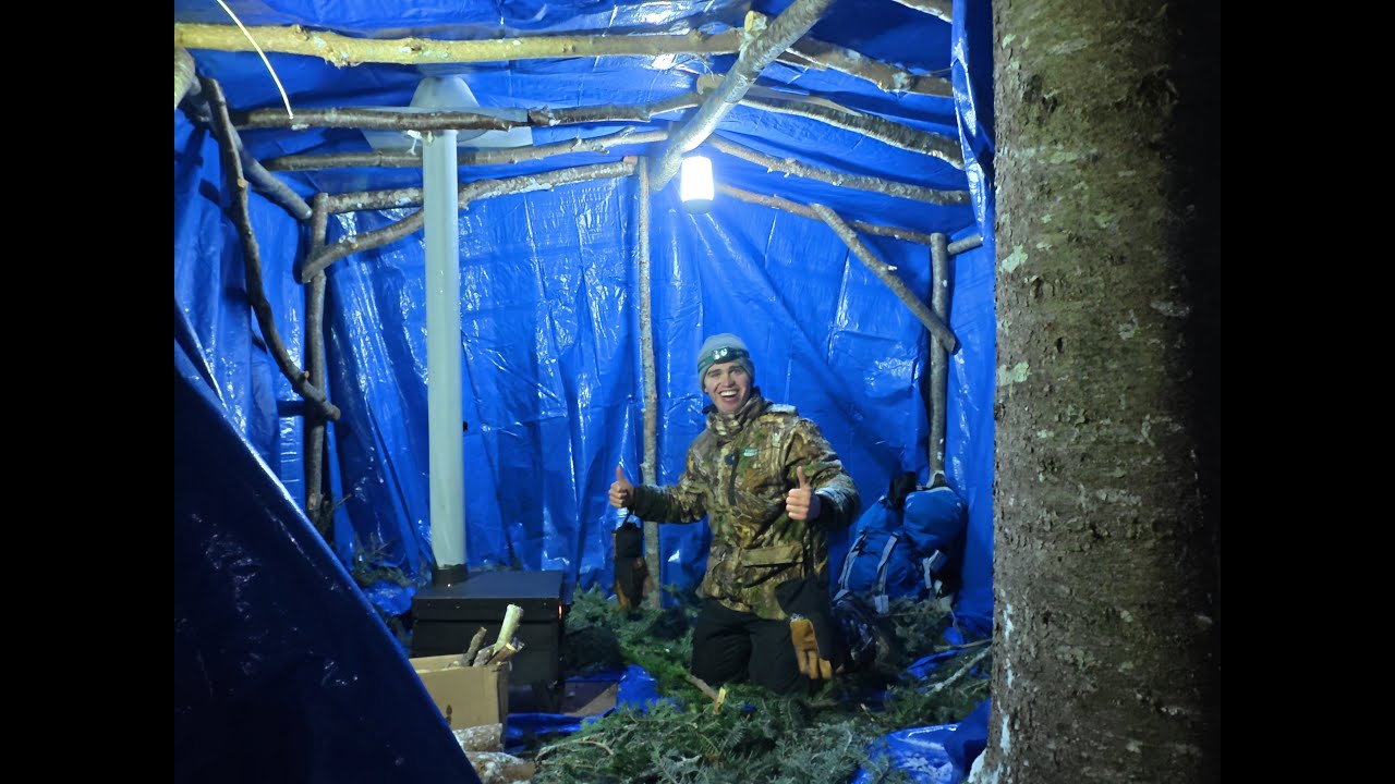 Building a Winter Shelter in Newfoundland's Remote Backcountry