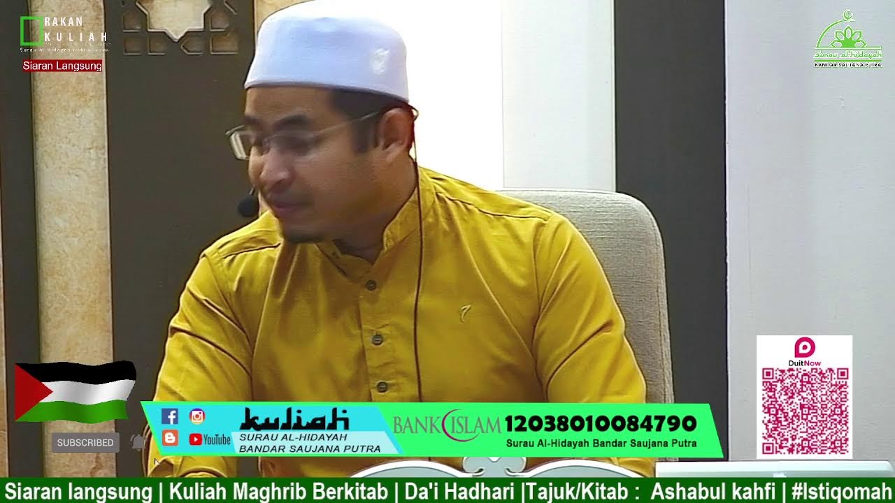 🔴 (((LIVE))) 🕌 Siaran Langsung Kuliah Maghrib Berkitab - Da'i Hadhari