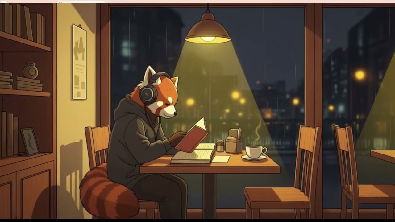 Red Panda Lofi ☕ Jazz Beats to Study & Relax