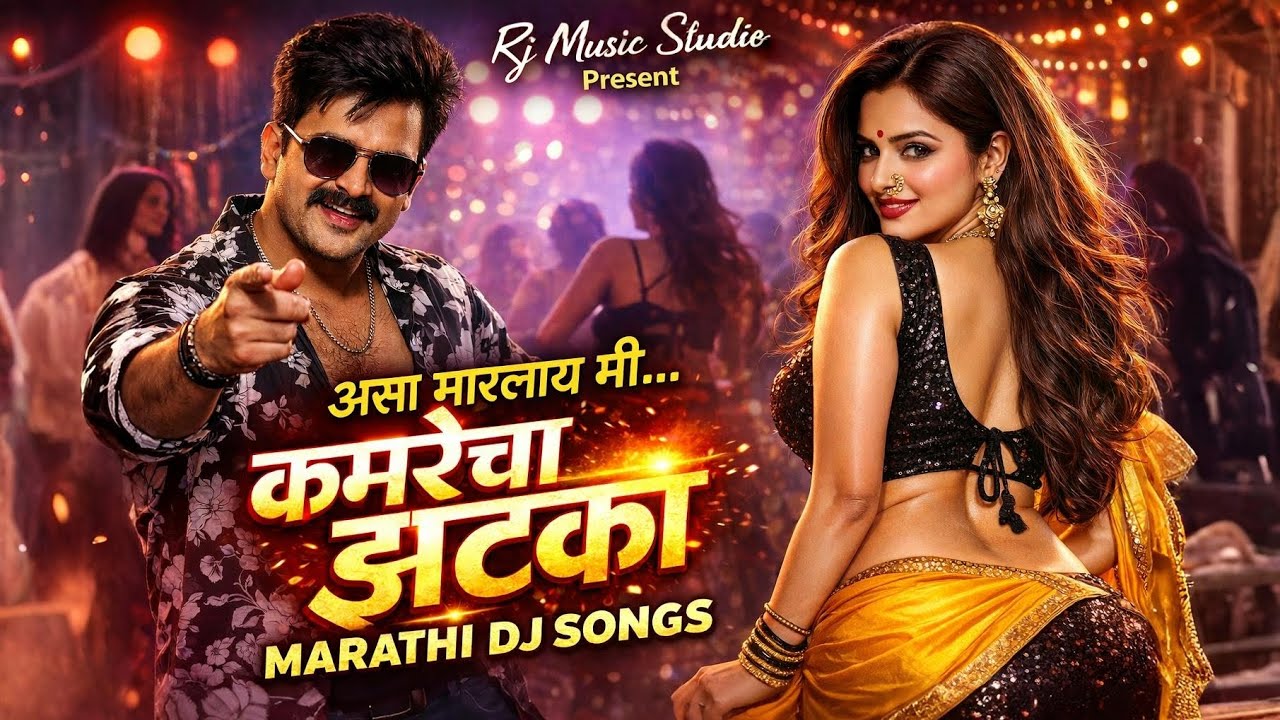 असा मारलाय मी कमरेचा झटका 🔥 | Marathi DJ Remix 2026 | Latest Marathi DJ Song | Dance Lavni Song 