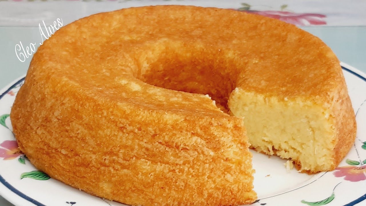 Bolo de mandioca cozida super cremoso, receita fácil deliciosa