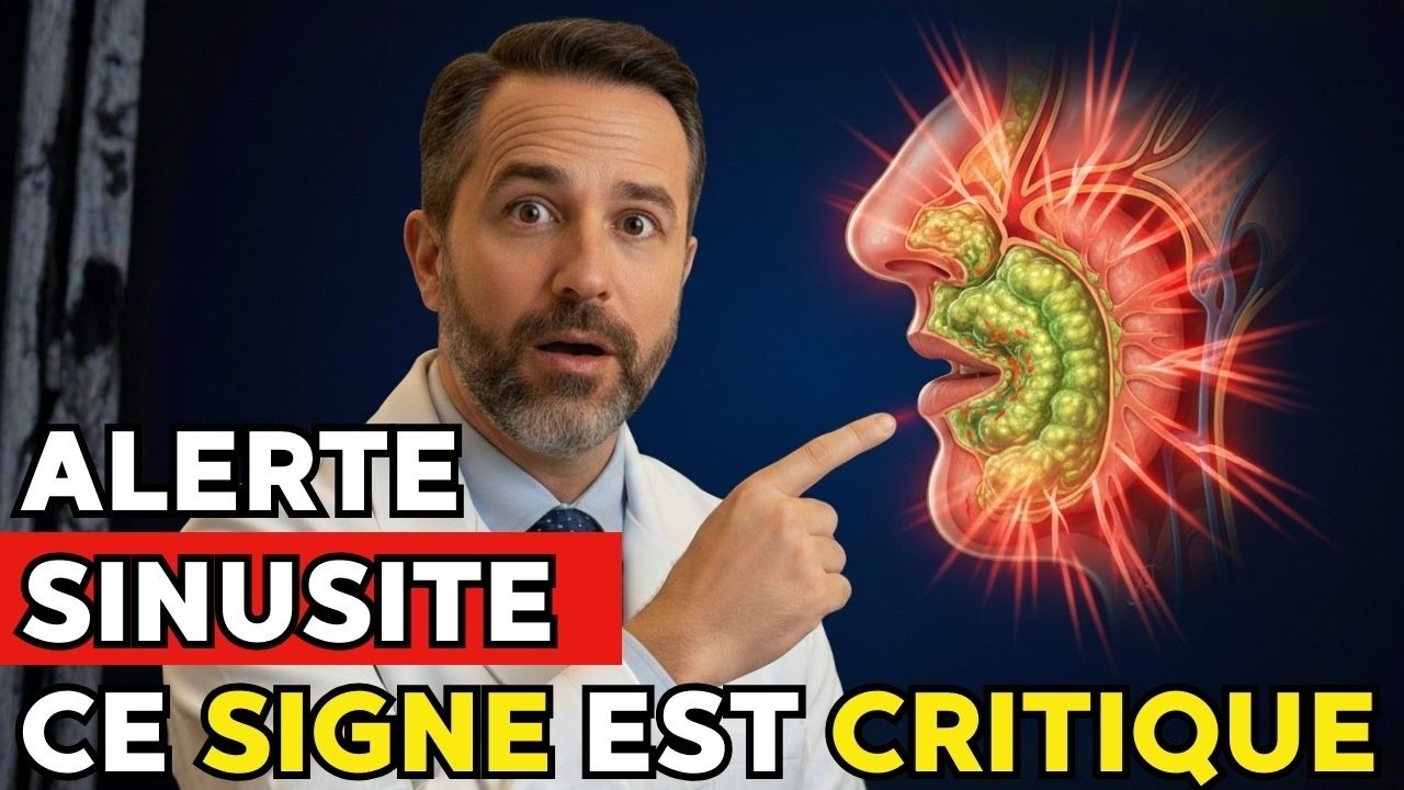 SINUSITE : ces signes apparaissent avant que la situation n'empire