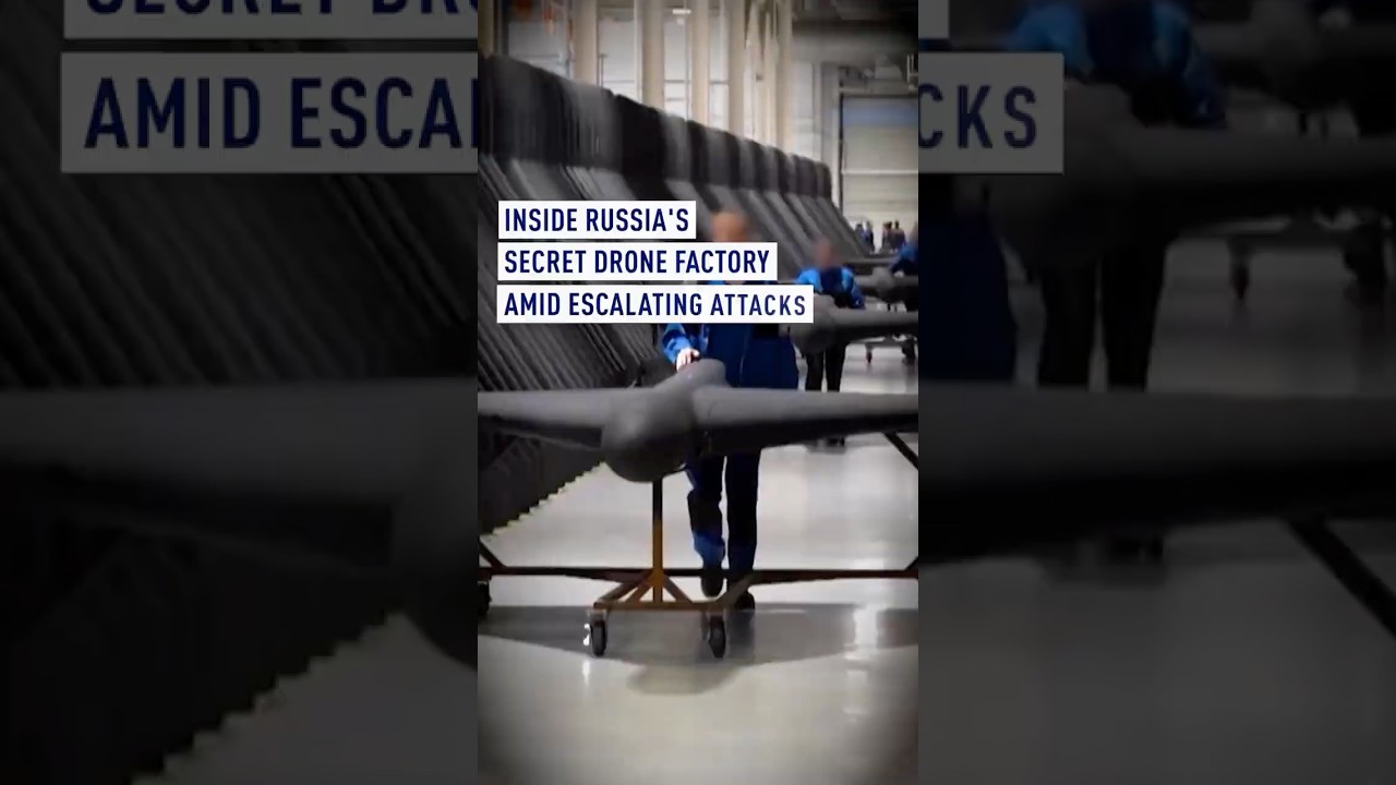 Russia reveals 'biggest drone factory in the world'