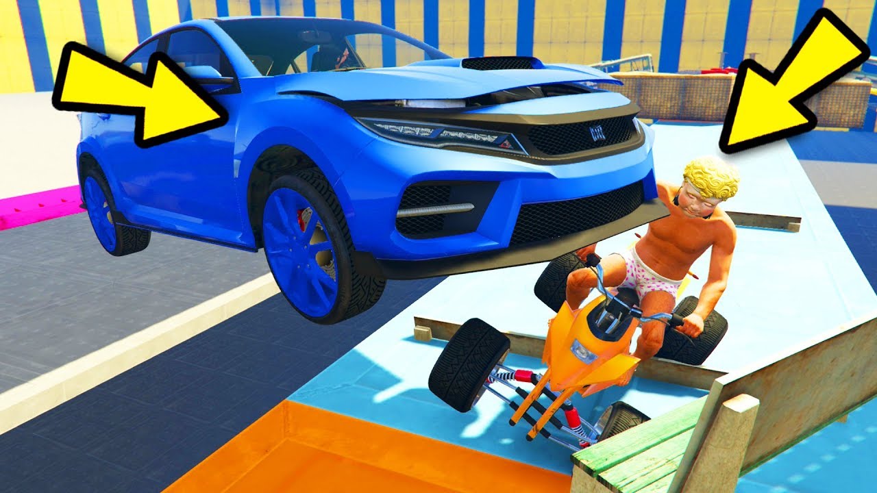 QUAD VS NOUVELLE VOITURE PNEUS CREVÉS ! (HUMILIATION)