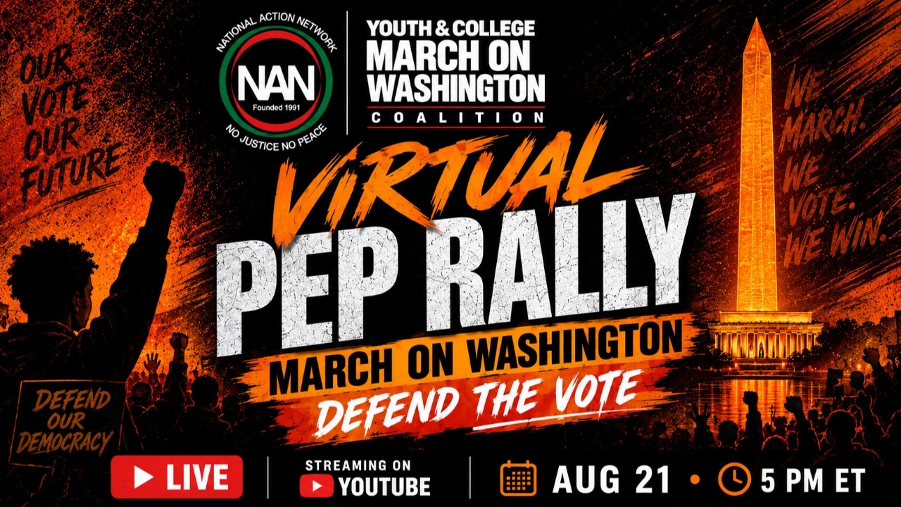 March on Washington Pep Rally with the Youth and College Coalition