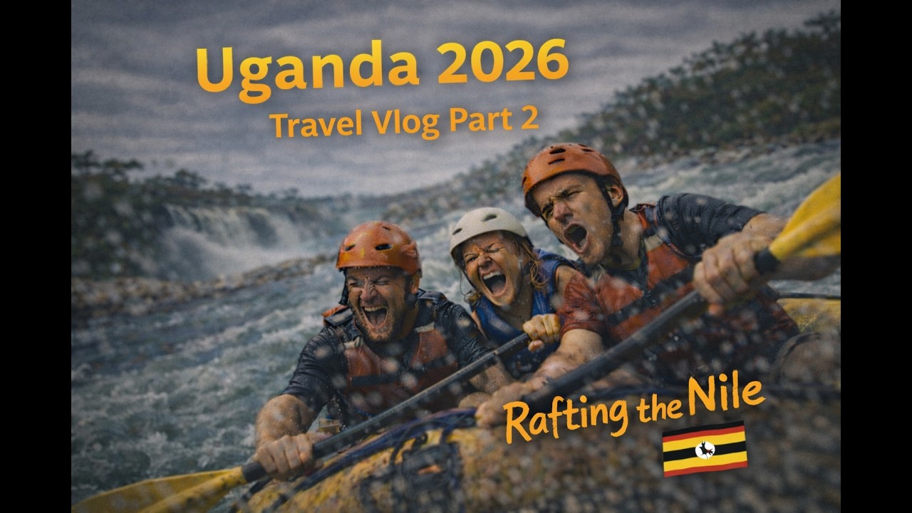 🇺🇬 Uganda Travel Vlog 2 - Transit to Jinja and rafting in village Bujagali