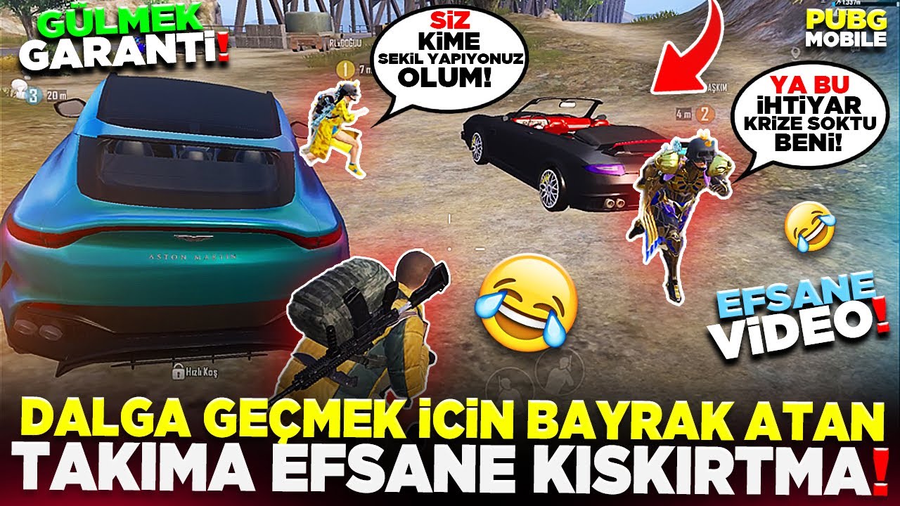 İNSANLARLA DALGA GE&Ccedil;MEK İ&Ccedil;İN BAYRAK ATAN TAKIMA EFSANE KIŞKIRTMA!🤣 | PUBG MOBILE