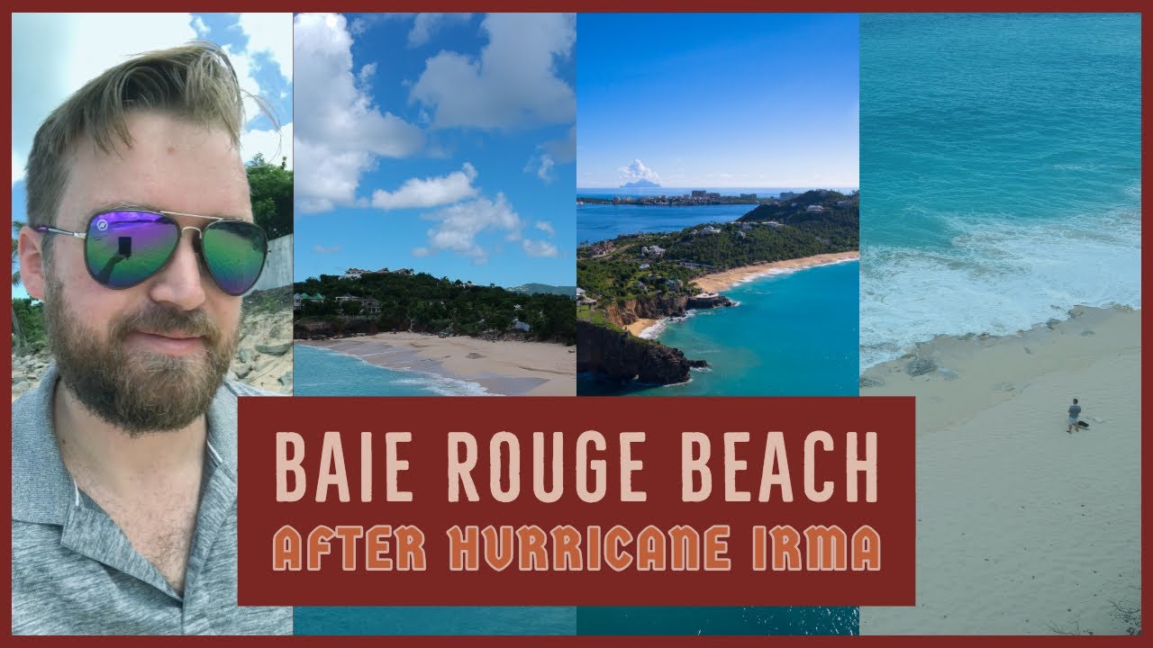 Baie Rouge Beach after Hurricane Irma - St. Martin
