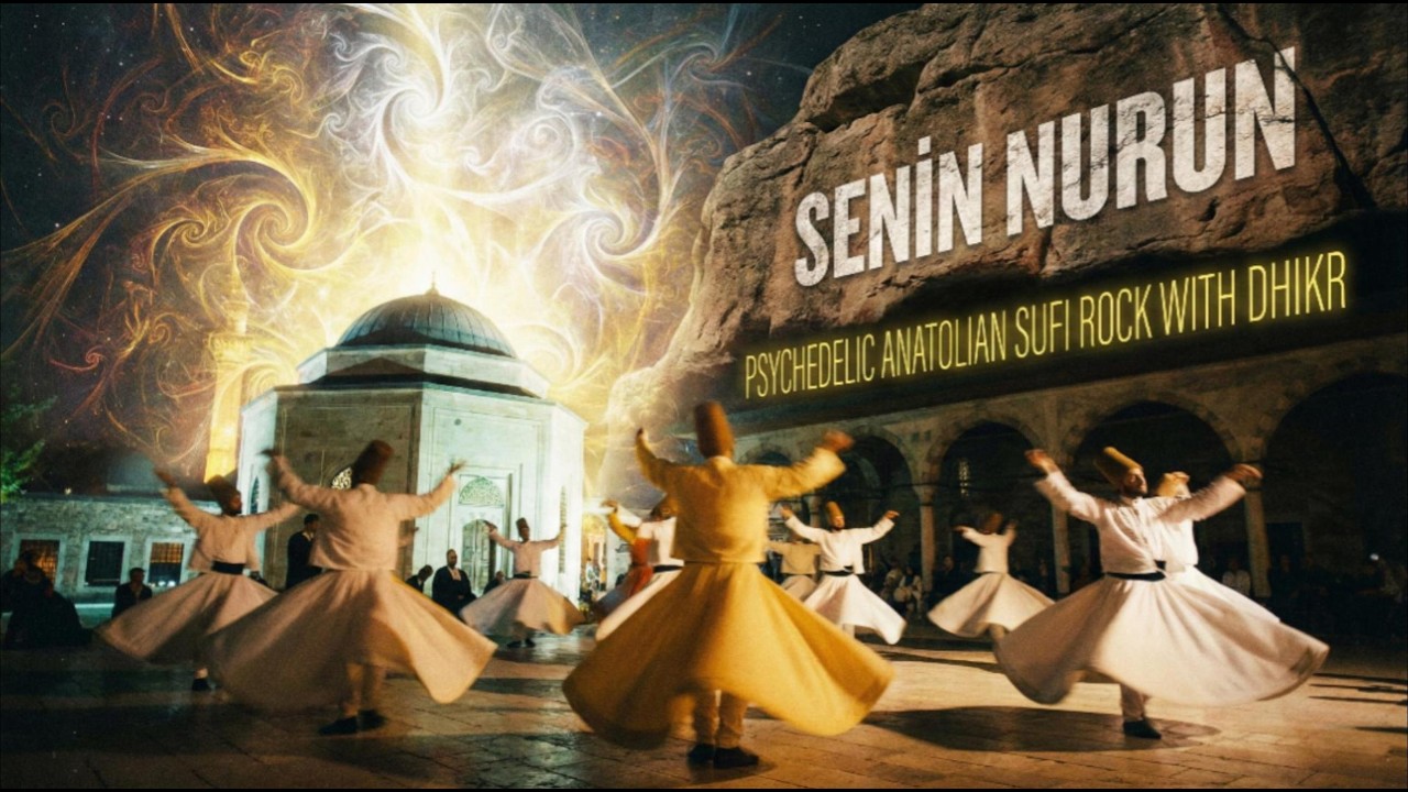 Senin Nurun | Psychedelic  Anatolian #sufi  Rock with #dhikr