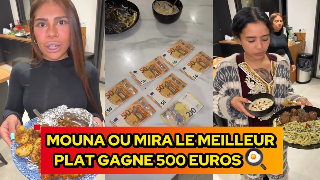 NASDAS MOUNA OU MIRA LE MEILLEUR PLAT GAGNE 500 EUROS ! #nasdas #nasdasstory #story