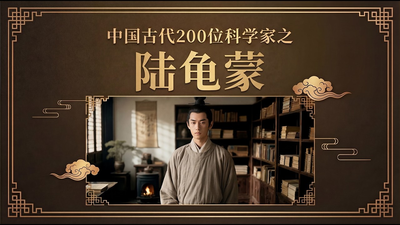 考公失败逆袭！陆龟蒙手搓农具宝典，茶香钓具成千年顶流
