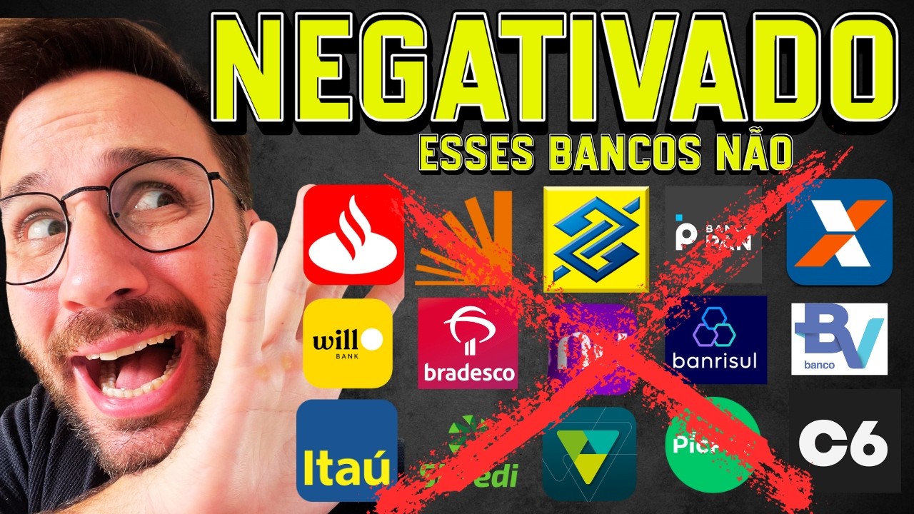 ⚠️ NEGATIVADO: FUJA DESSES BANCOS! Eles NUNCA V&atilde;o Liberar Seu Cart&atilde;o de Cr&eacute;dito!