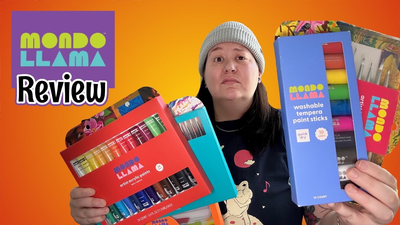 Testing out TARGETS Mondo Llama 🦙 ART SUPPLIES (PART 2!)