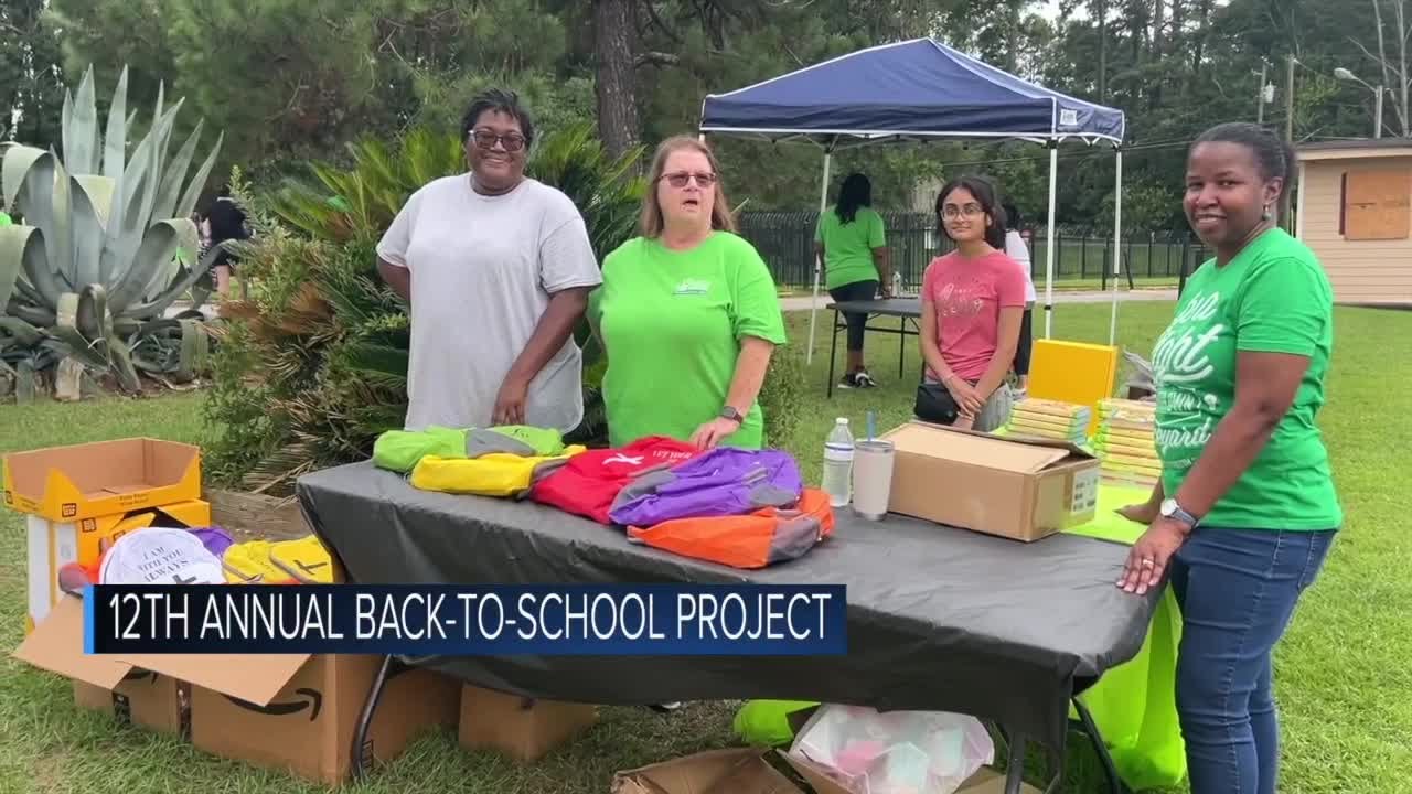 Thomasville kids get backpacks, supplies in community giveaway
