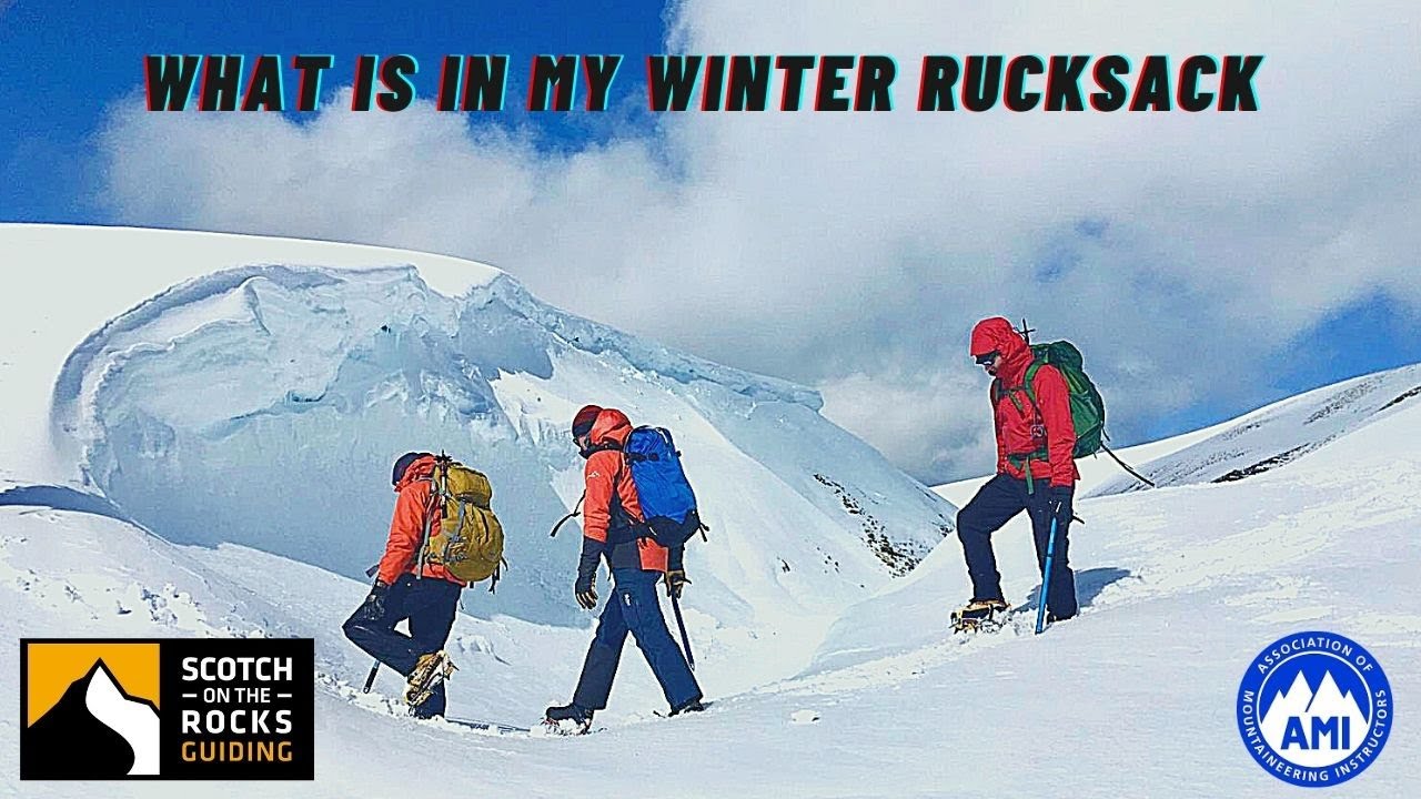 What is in my Winter Rucksack