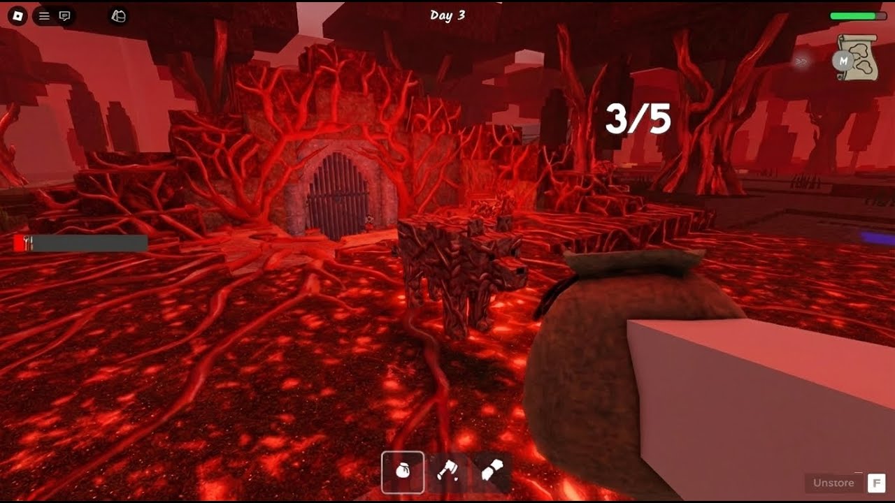 The Forest Is ANGRY 99 Nights in the forest New Update ROBLOX