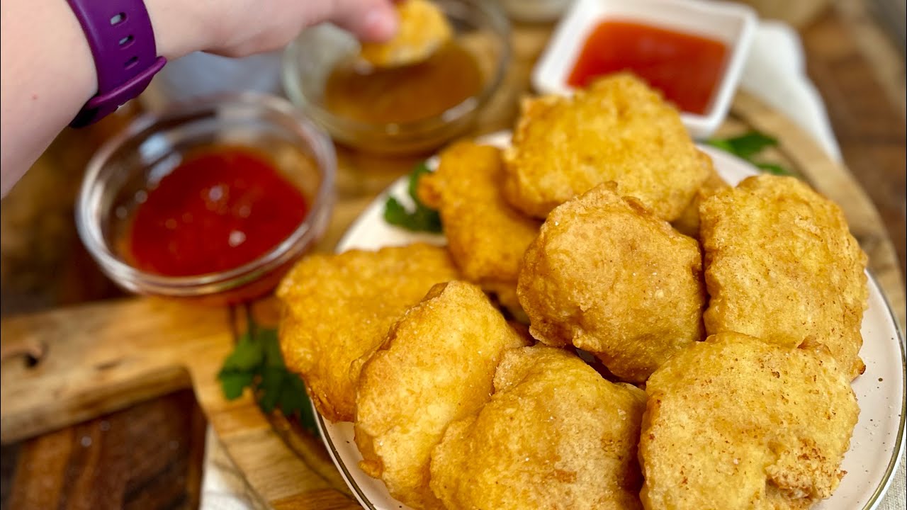 Homemade Chicken Nuggets (McDonald&rsquo;s inspired)- The Lazy Girls Kitchen