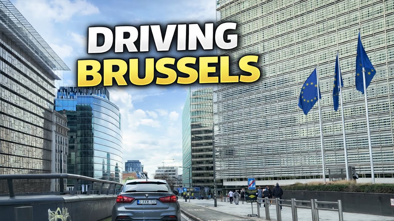 Driving in Brussels Belgium 🇧🇪 | Beautiful Daytime City Tour 4K POV