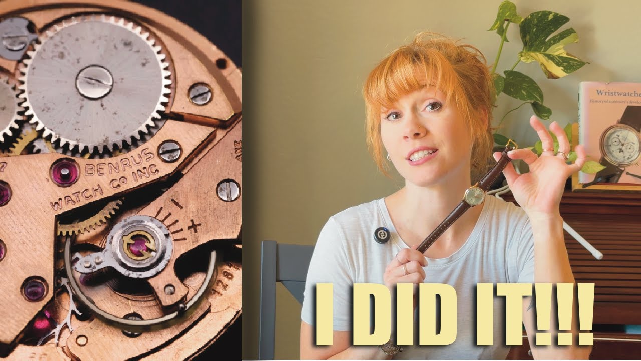 FINALLY! My First Successful Mechanical Watch Service!