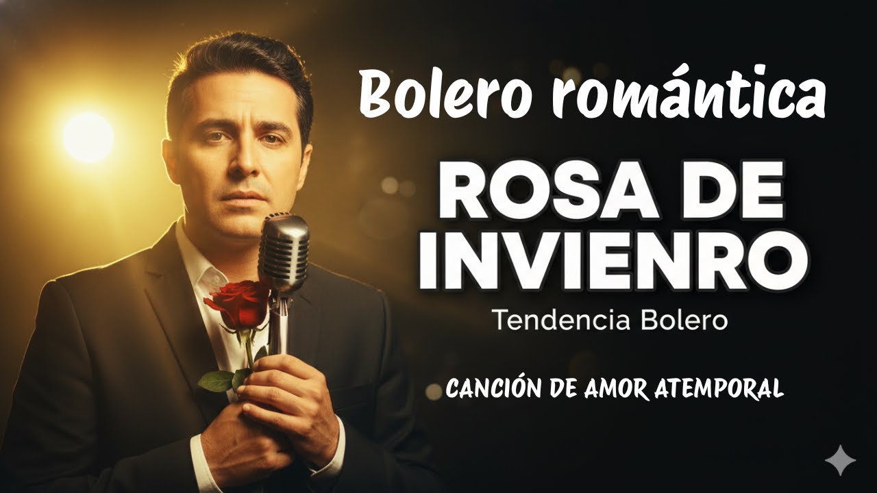 Rosa de Invierno, Bolero Romantico, Cancion de Amor y Desamor, Tendencia Bolero