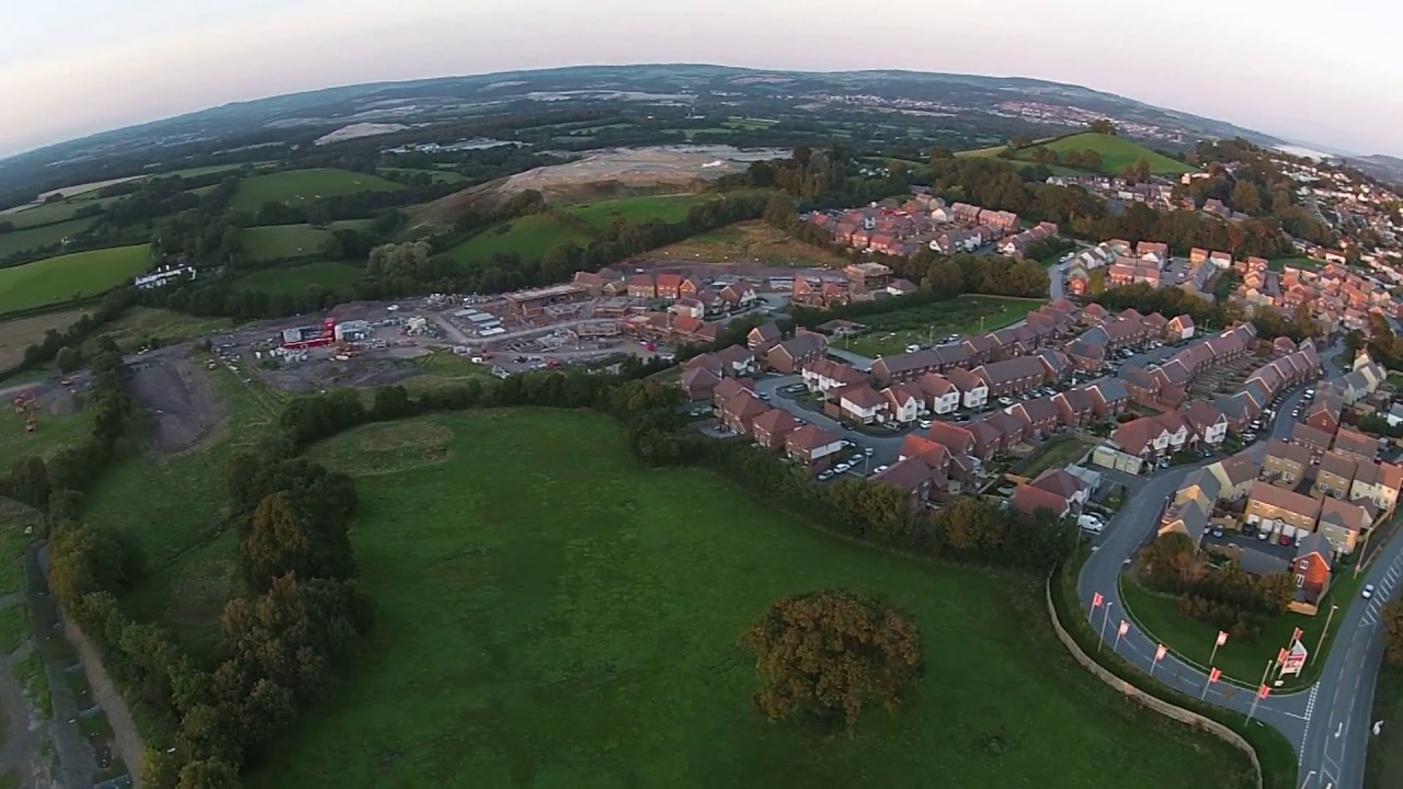 Newton abbot, evening flight.  Phantom 2 vision plus