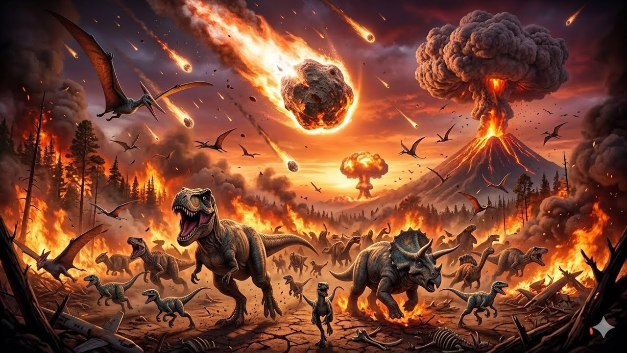 धरती से डायनासोर का अंत | वो खौफनाक आख़िरी दिन | The End of Dinosaur