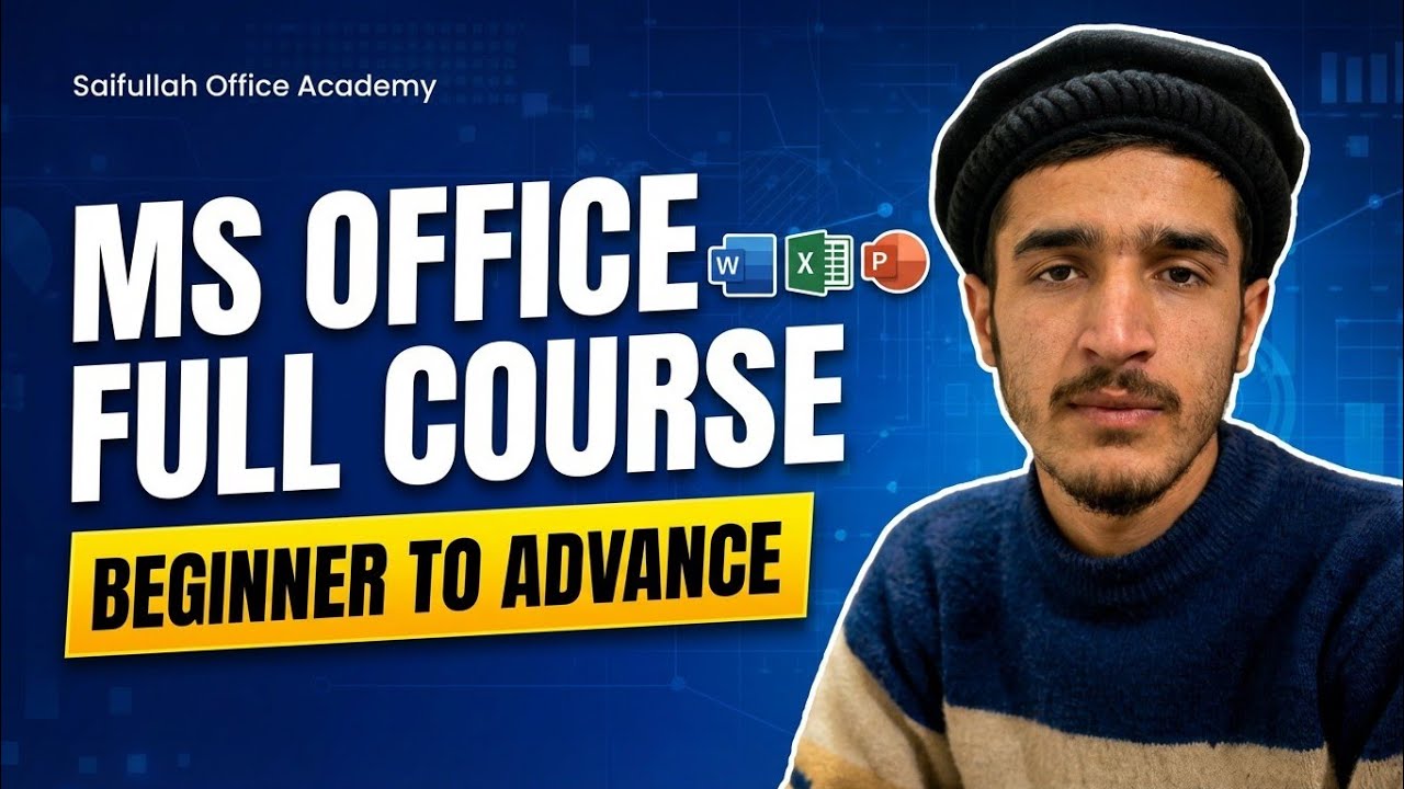 MS Excel Full Course – Class 7 | Formulas & Functions Complete Guide | Urdu/Hindi