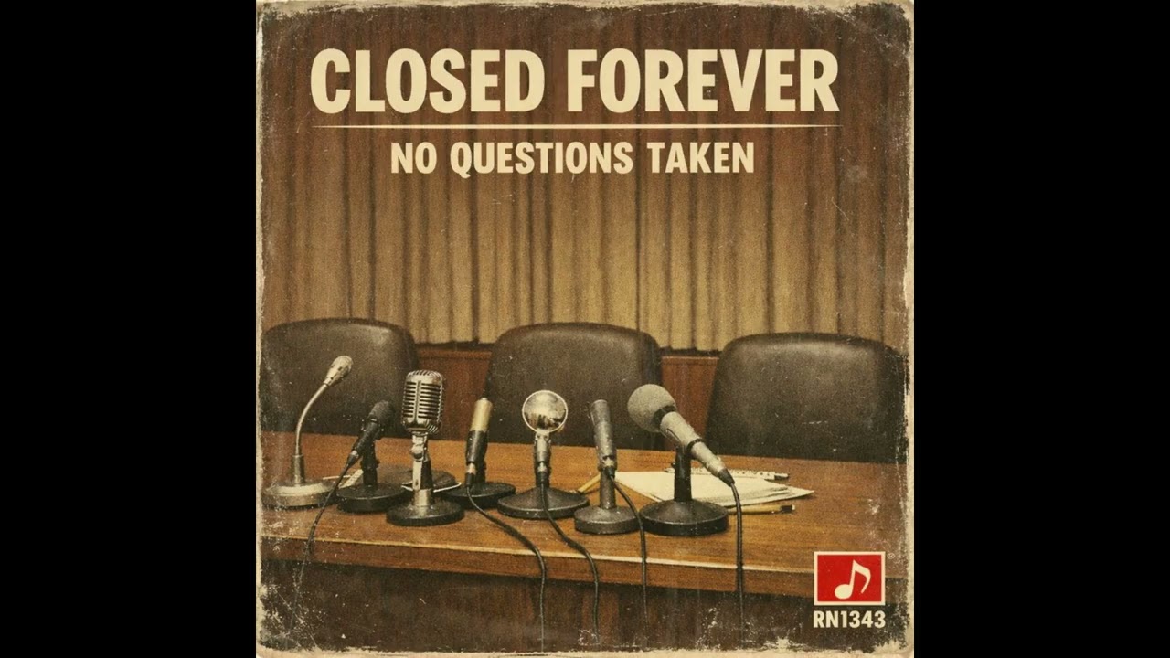 Closed Forever - No Questions Taken - Red Note Soul