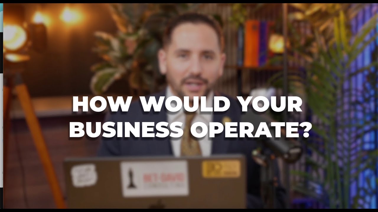 If you disappear for 30 days, does the business still run?