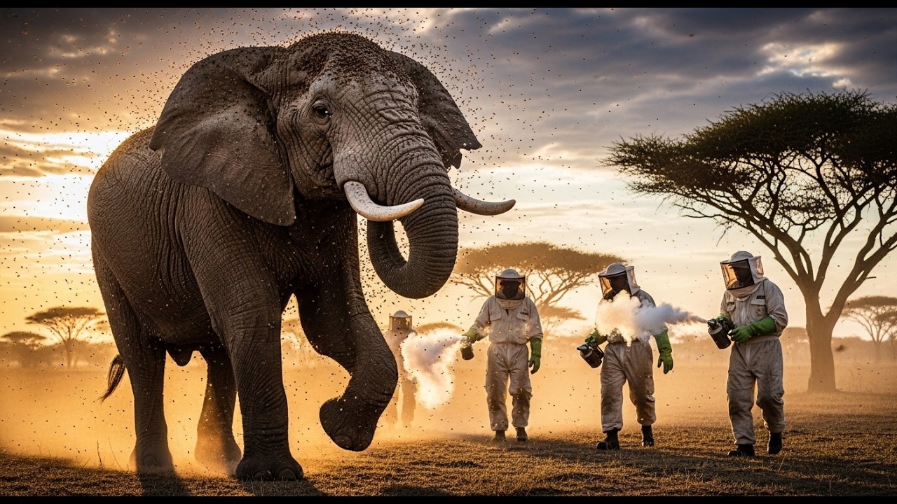 Rescue Story: Rescuing an Elephant from a Swarm of Angry Bees