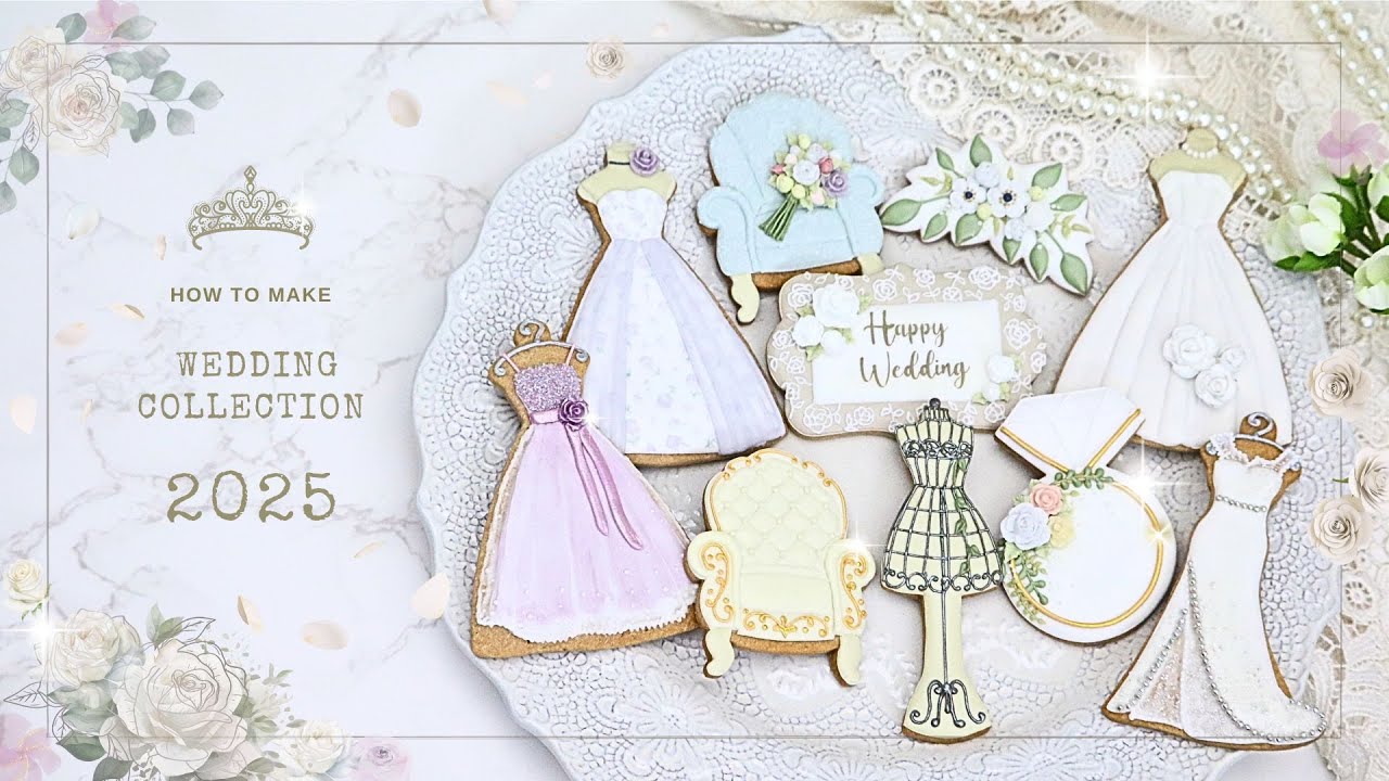 [Свадебная коллекция 2025] 8 типов платьев | 3 типа стульев на ножках | Кольца