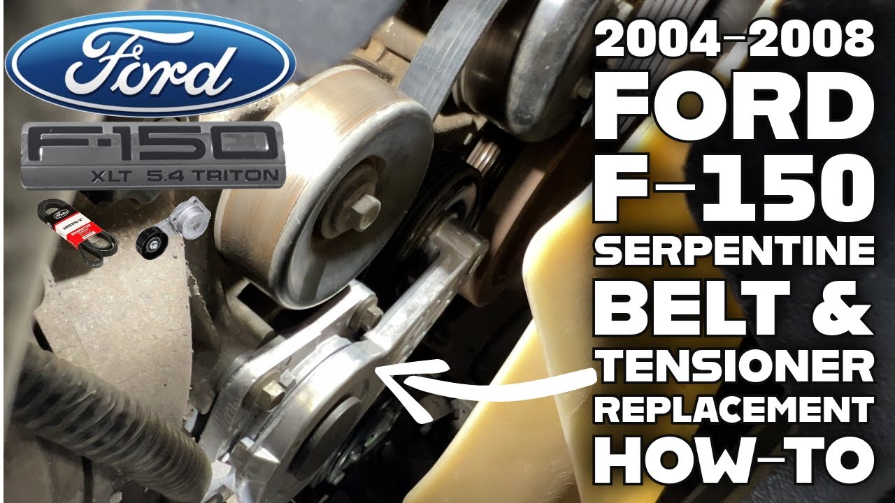 2004-2008 Ford F-150 Serpentine Belt & Tensioner Replacement How-To
