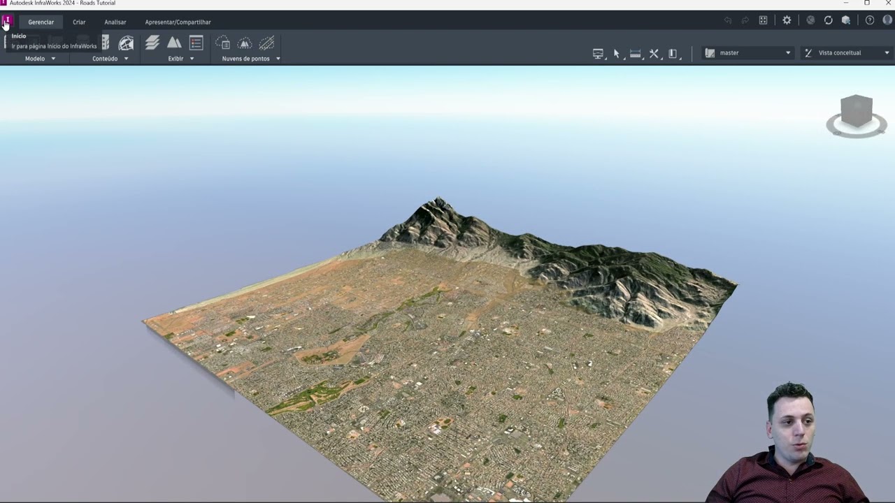 2.1-Tela Inicial do Infraworks