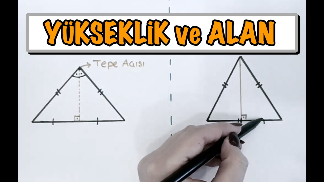 Üçgende Yükseklik & Alan Hesaplama