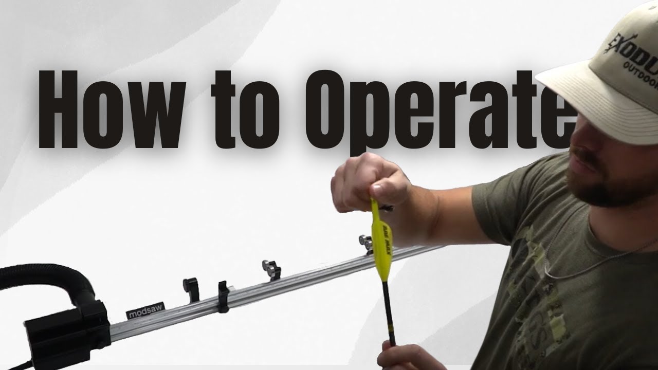 How to Operate the modsaw
