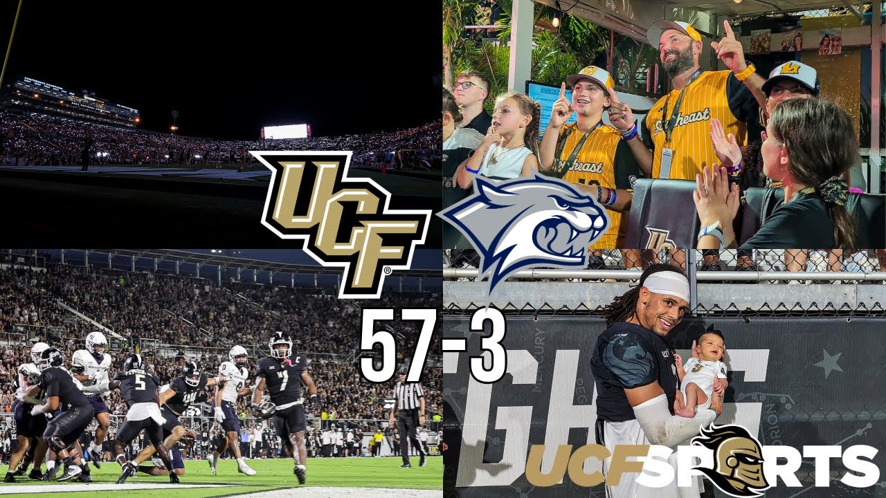 UCF Football: Sights & Sounds from the 57-3 win vs. New Hampshire ⚔️🏈
