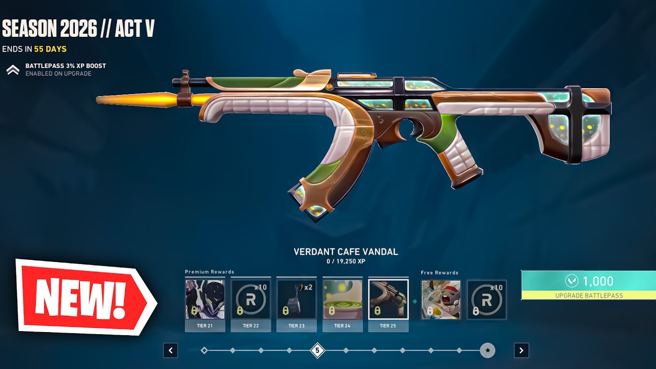 NEW Season 2026 Act 5 Battle Pass for VALORANT Showcase!