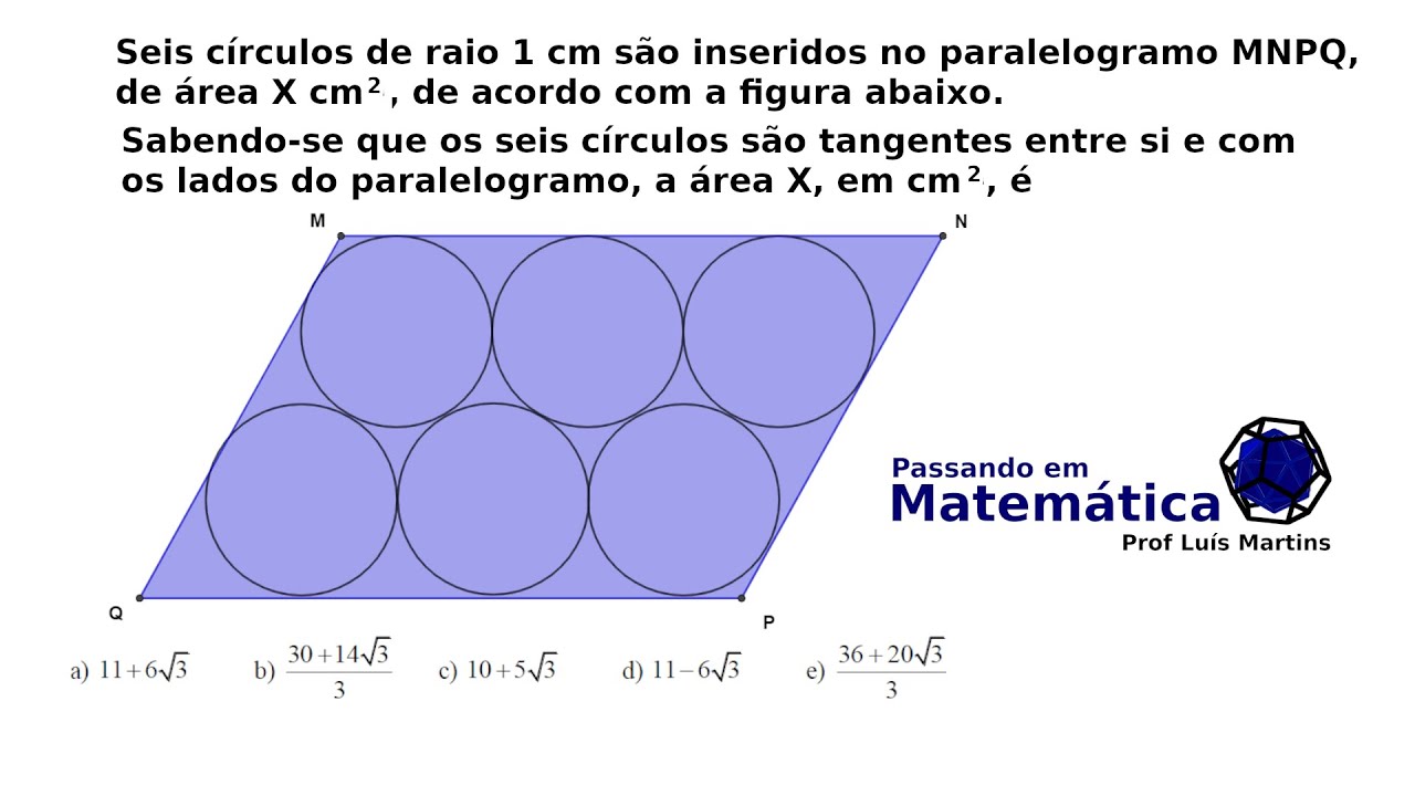 Geometria Paralelogramo Concurso da EsPCEx