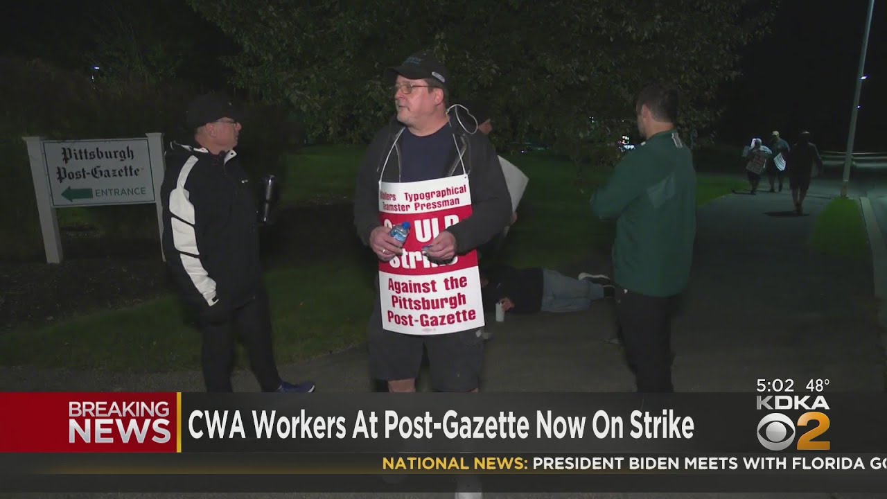 CWA workers at Post-Gazette now on strike
