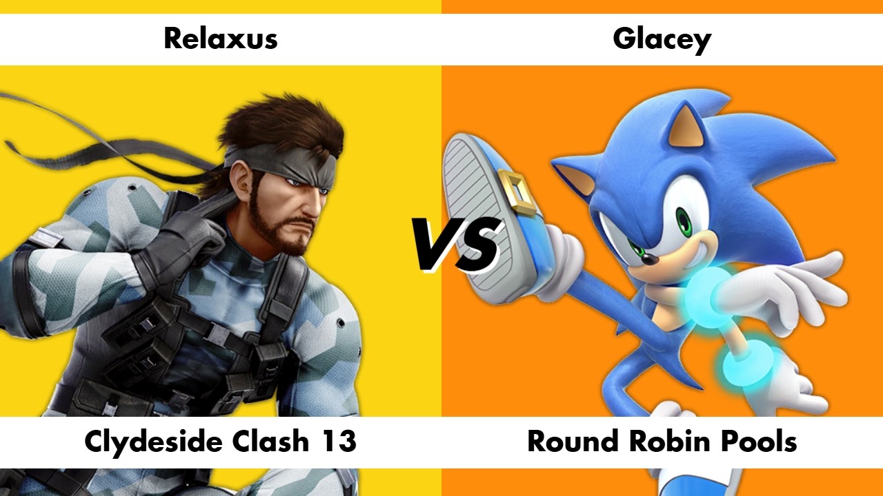 Relaxus (Samus / Snake) vs Glacey (Sonic) - Clydeside Clash 13 Round Robin Pools