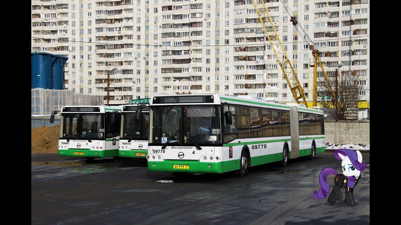 Поездка на автобусе ЛиАЗ-6213.21 № 09770 Маршрут № 623 Москва