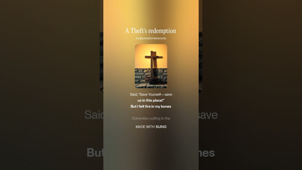 A Thief's redemption #fypage #viralmusic #fypシ #viralvideo #lyrics #viralsong #songlyrics