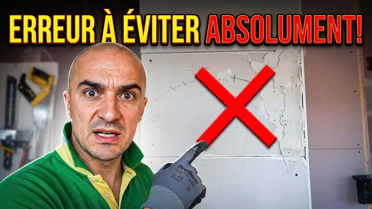 Placo faire bandes &agrave; joint correctement | Joints placoplatre