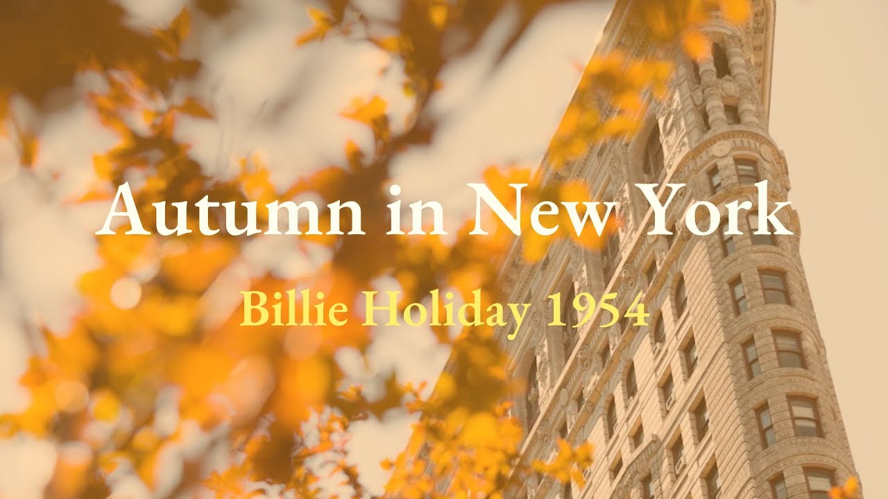 Autumn in New York - Billie Holiday Lyrics (Sutitulado al español)